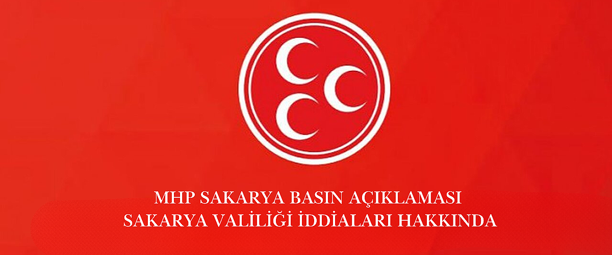 MHP’den Vali Doğan’a Tam Destek: