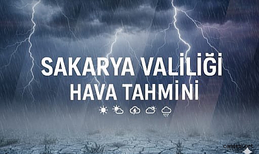 Sakarya’ya Turuncu Alarm! Pazartesi Gününe Dikkat: Sel Riski Var!