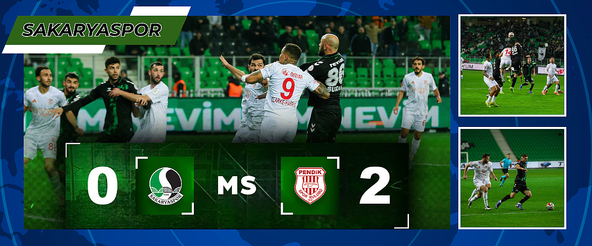 Sakaryaspor Evinde Yara Aldı: Pendikspor Karşısında Sessiz Gece!