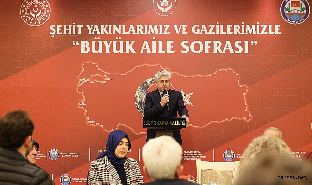 Vali Rahmi Doğan’dan Şehit ve Gazi Ailelerine Gönül Sofrası
