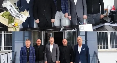 Baş’tan göreve hızlı başlangıç, dostlarından anlamlı ziyaret