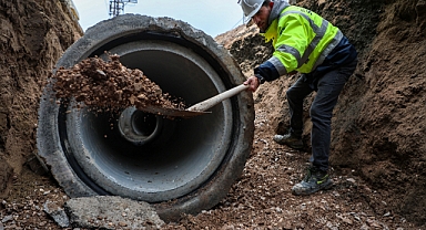 Erenler Yeni Ulaşım Arterinde SASKİ’den 5 km Yağmur Suyu Hattı 