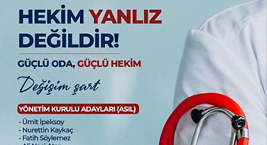 İPEKSOY’dan net çıkış; “Hekimin emeği, itibarı ve güvenliği için adayım”