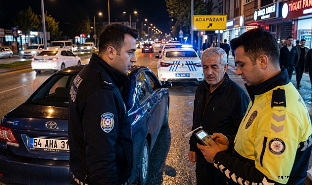 Sakarya’da Alkol Denetimi: Trafikte Promil Sınırı Aşıldı!