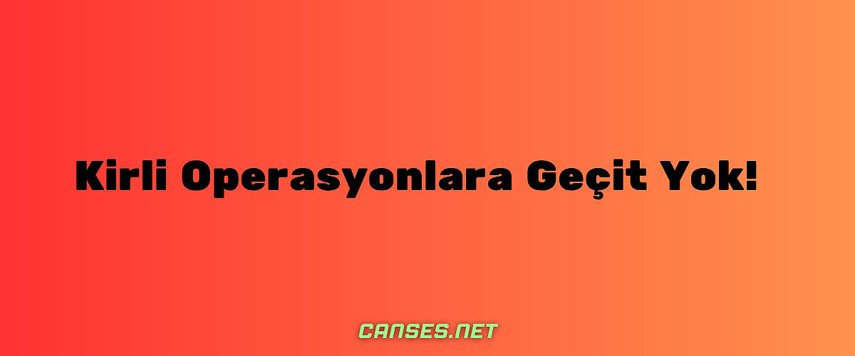 Tever'den Bakan Tekin'e Kalkan: Kirli Operasyonlara Geçit Yok! 