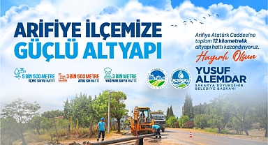 Arifiye Atatürk Caddesi Modern Altyapı Yatırımıyla Yenileniyor 