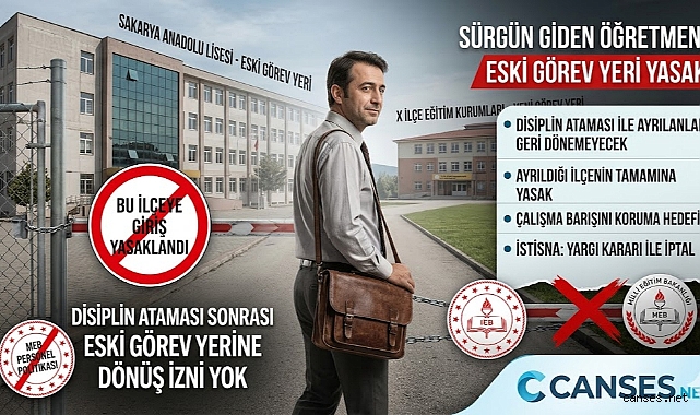 MEB'den Kritik Karar: Sürgün Giden Öğretmene Eski Görev Yeri Yasaklandı! İşte Detaylar 