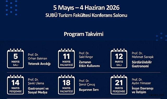 SUBÜ’den Dev Eğitim Serisi: 