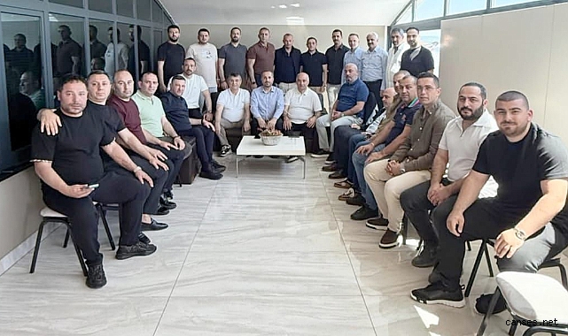 Talip Kuriş, komite üyeleriyle Hüseyin Haldızoğlu’nun ev sahipliğinde buluştu
