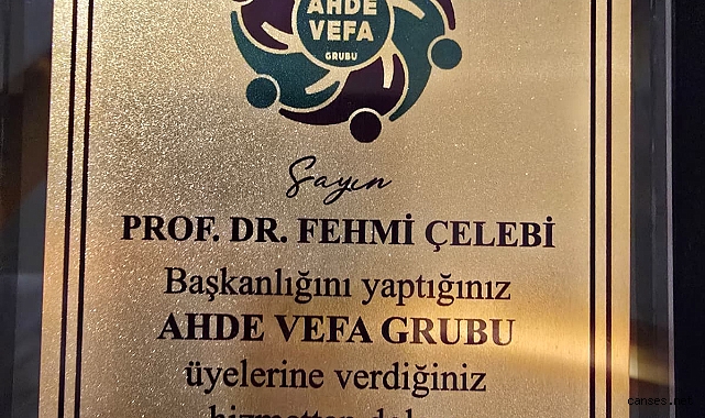 Ahde Vefa'da Bayrak değişimi başkanlık görevine Bedrettin Yaylalı seçildi