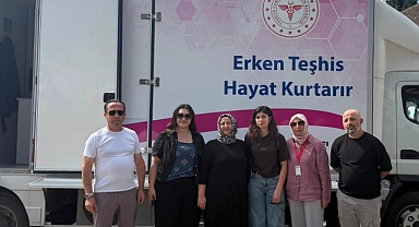 Karadere Mahallesi’nde mobil kanser taraması hizmeti
